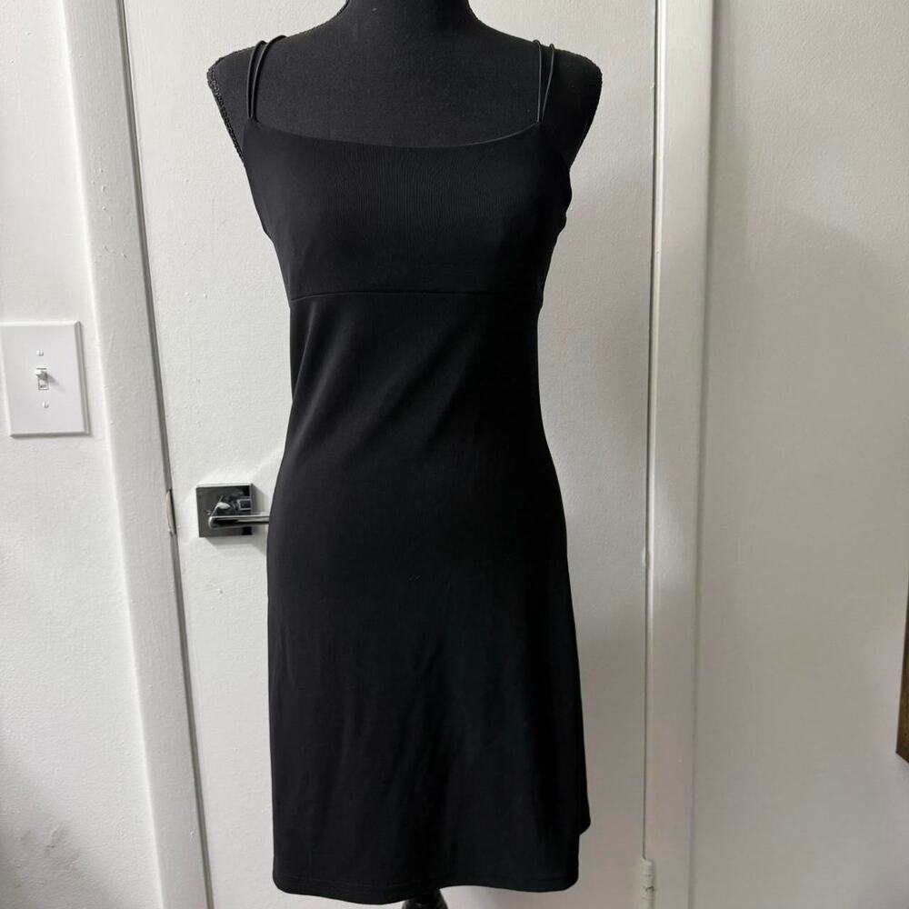 Vintage y2k black mini dress